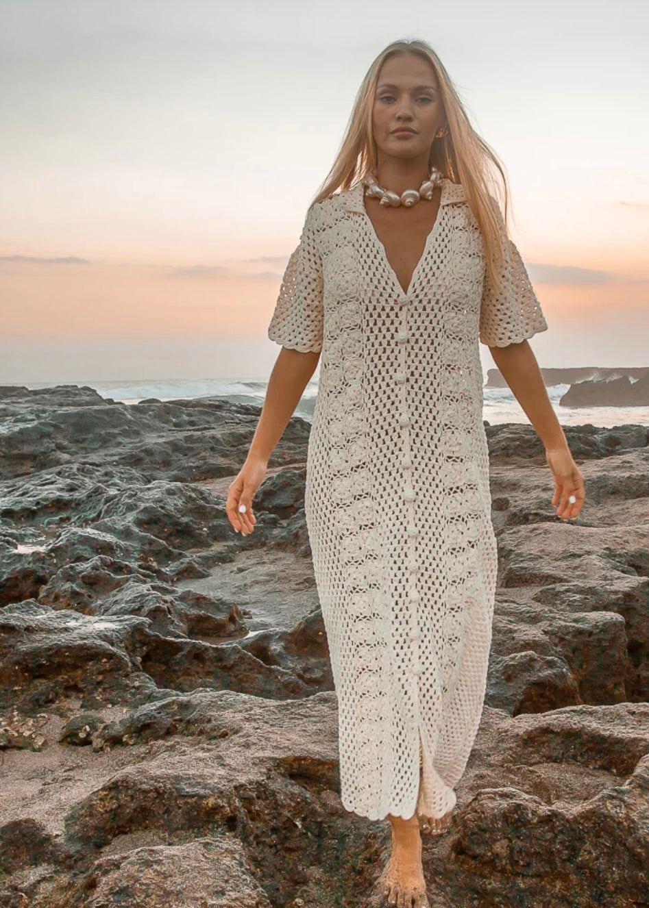 Crochet Maxi Dress