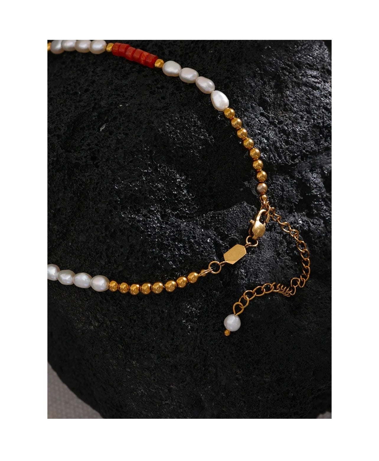 Euro Summer - Gold / Freshwater Pearl Necklace