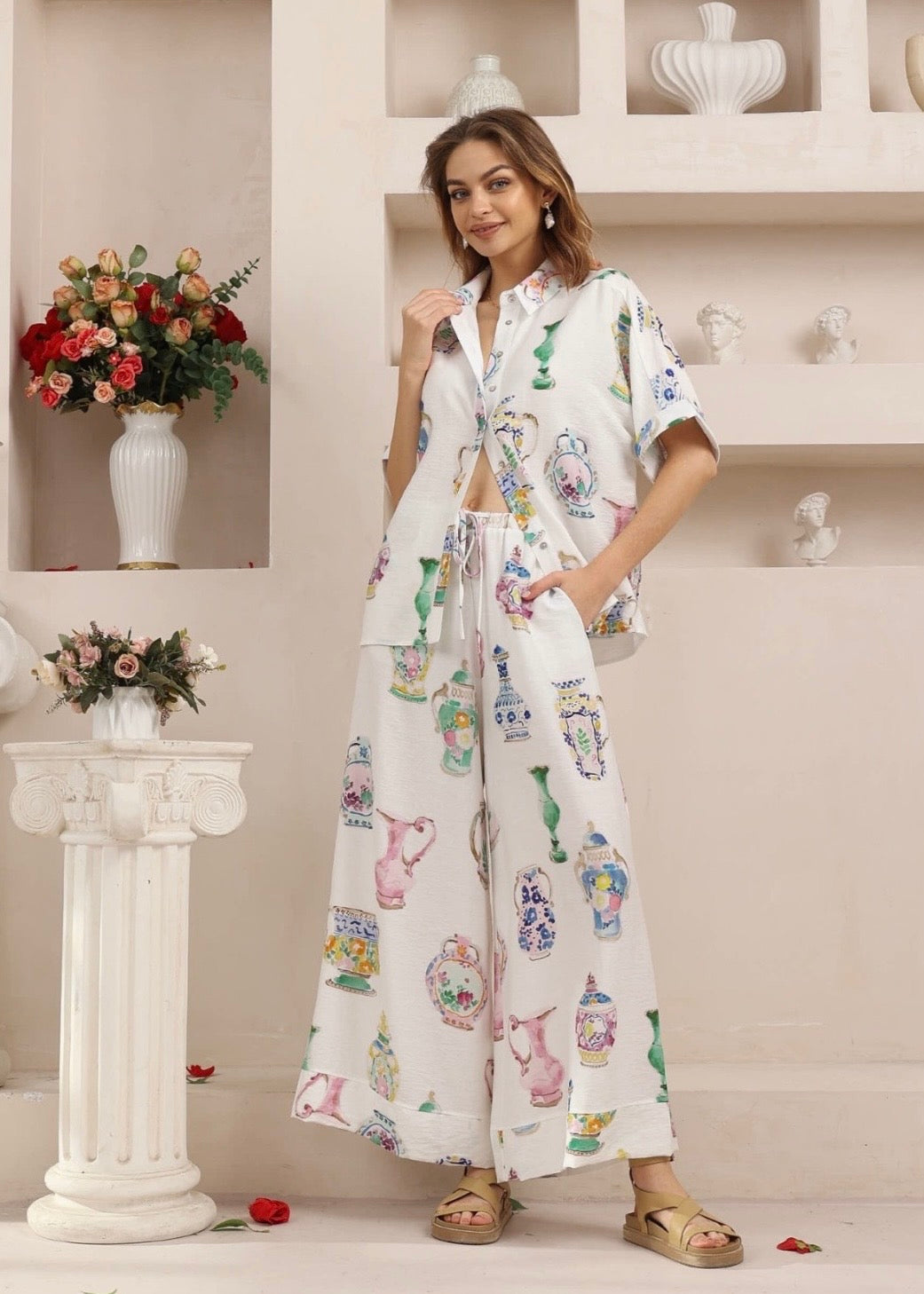 Vase Print Shirt