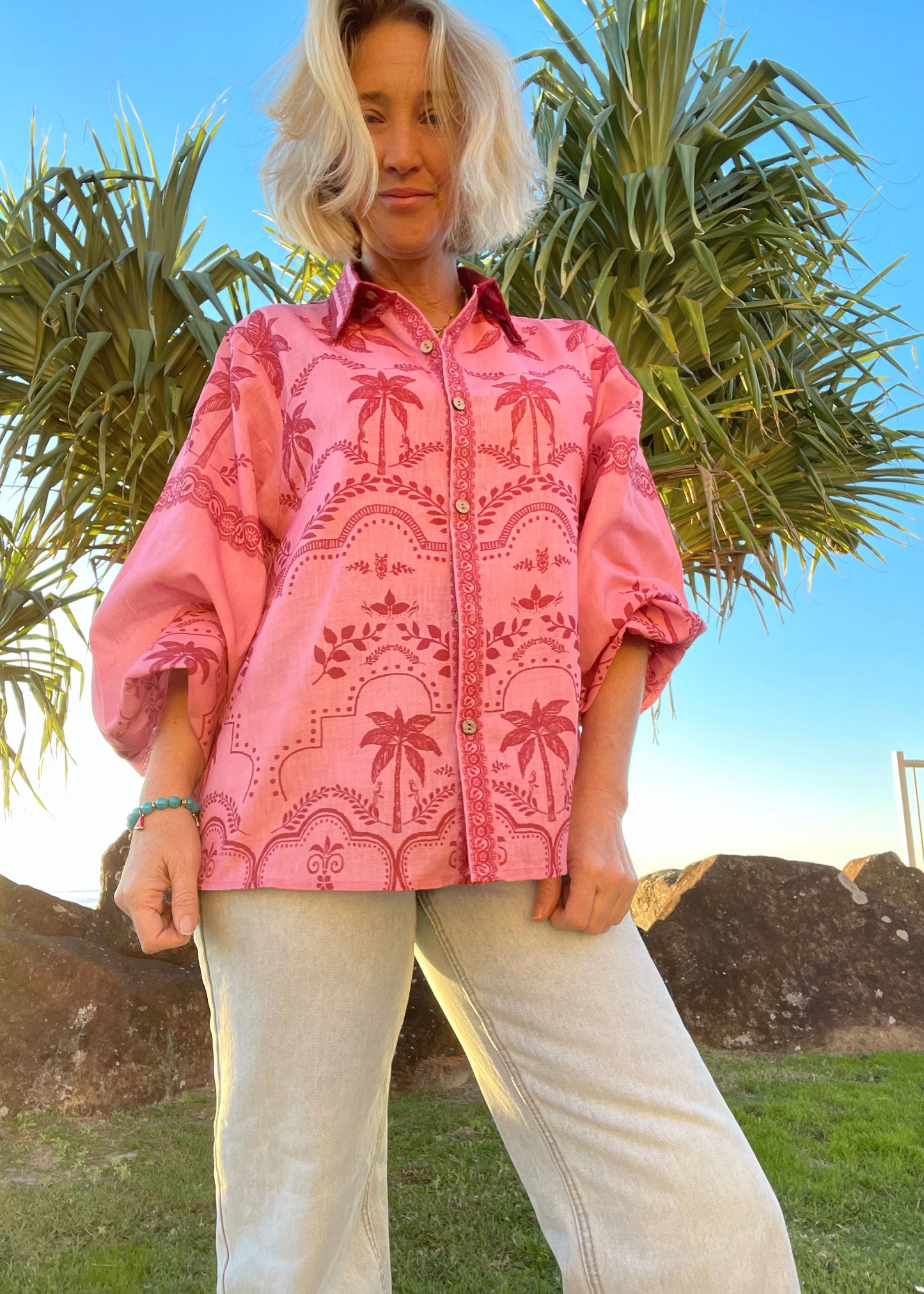 Xander Shirt | Raspberry