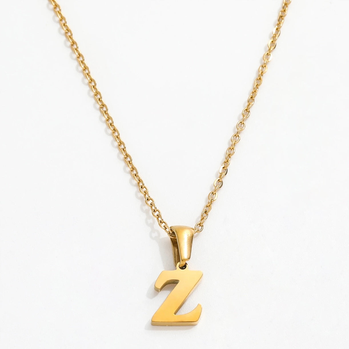 Gold Monogram Necklace A-Z