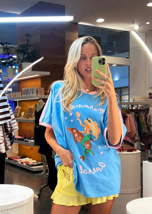 Mermaid Aperol Club T-shirt | Blue