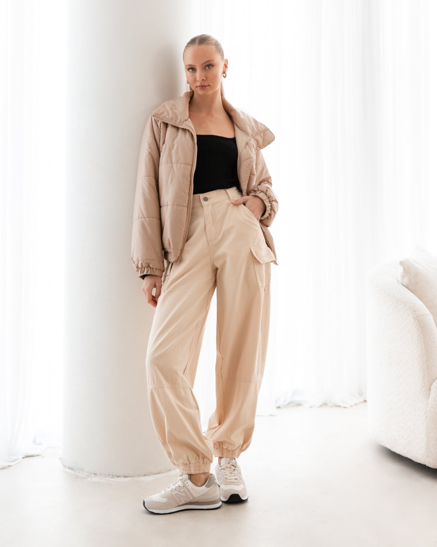 Taupe Puffer