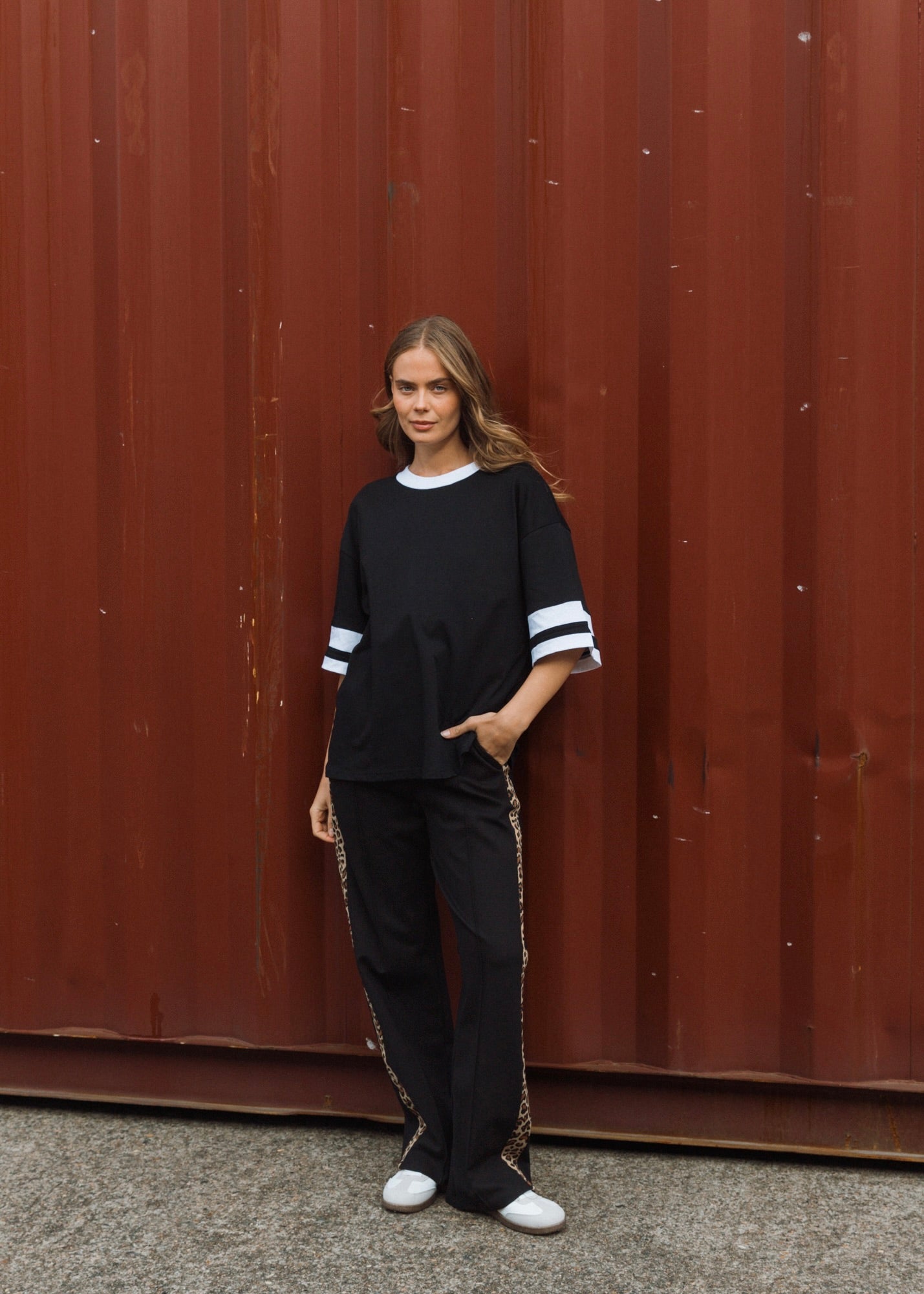 Ready Set Track Tee| Black