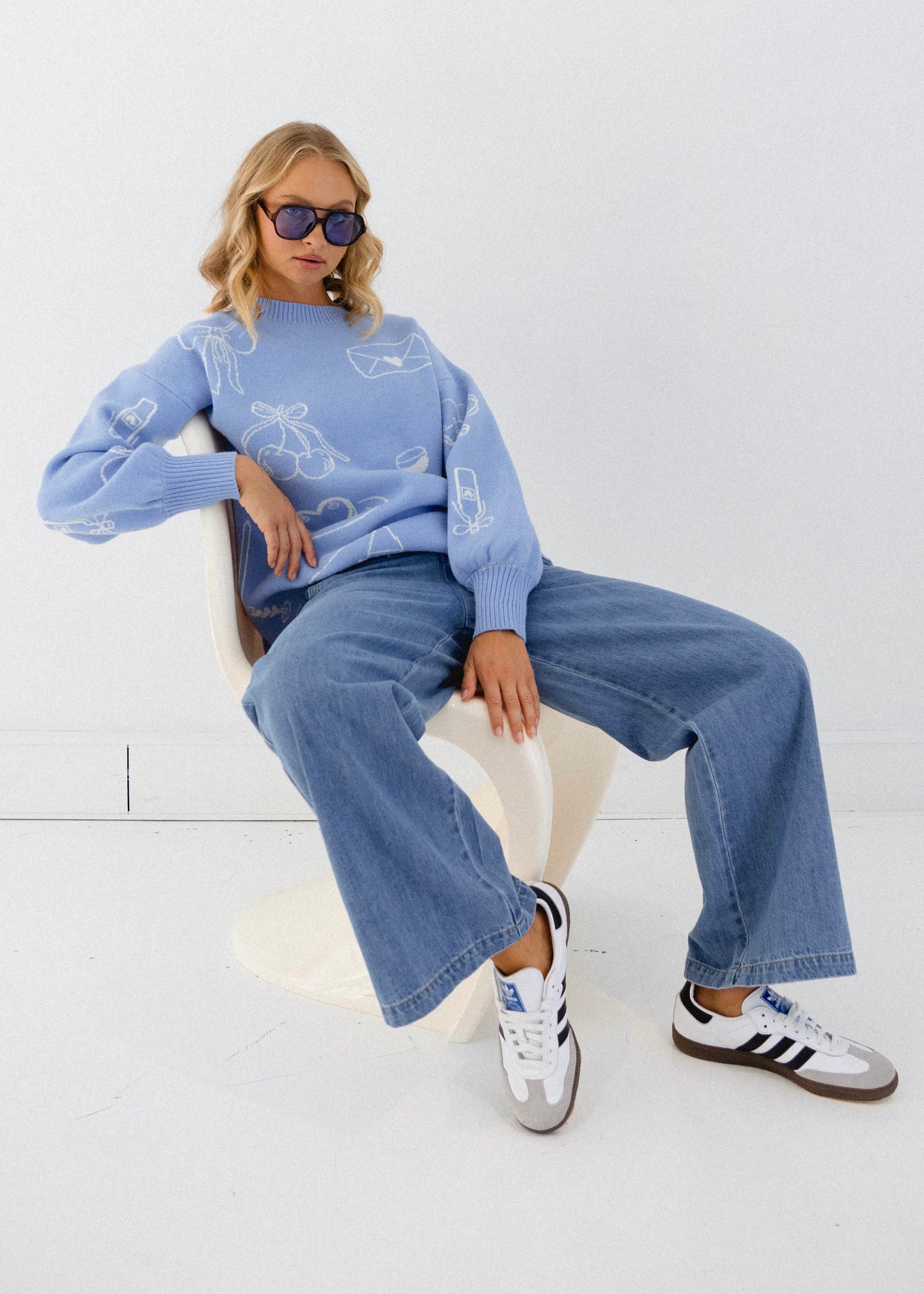 More Wine Please| Blue/White