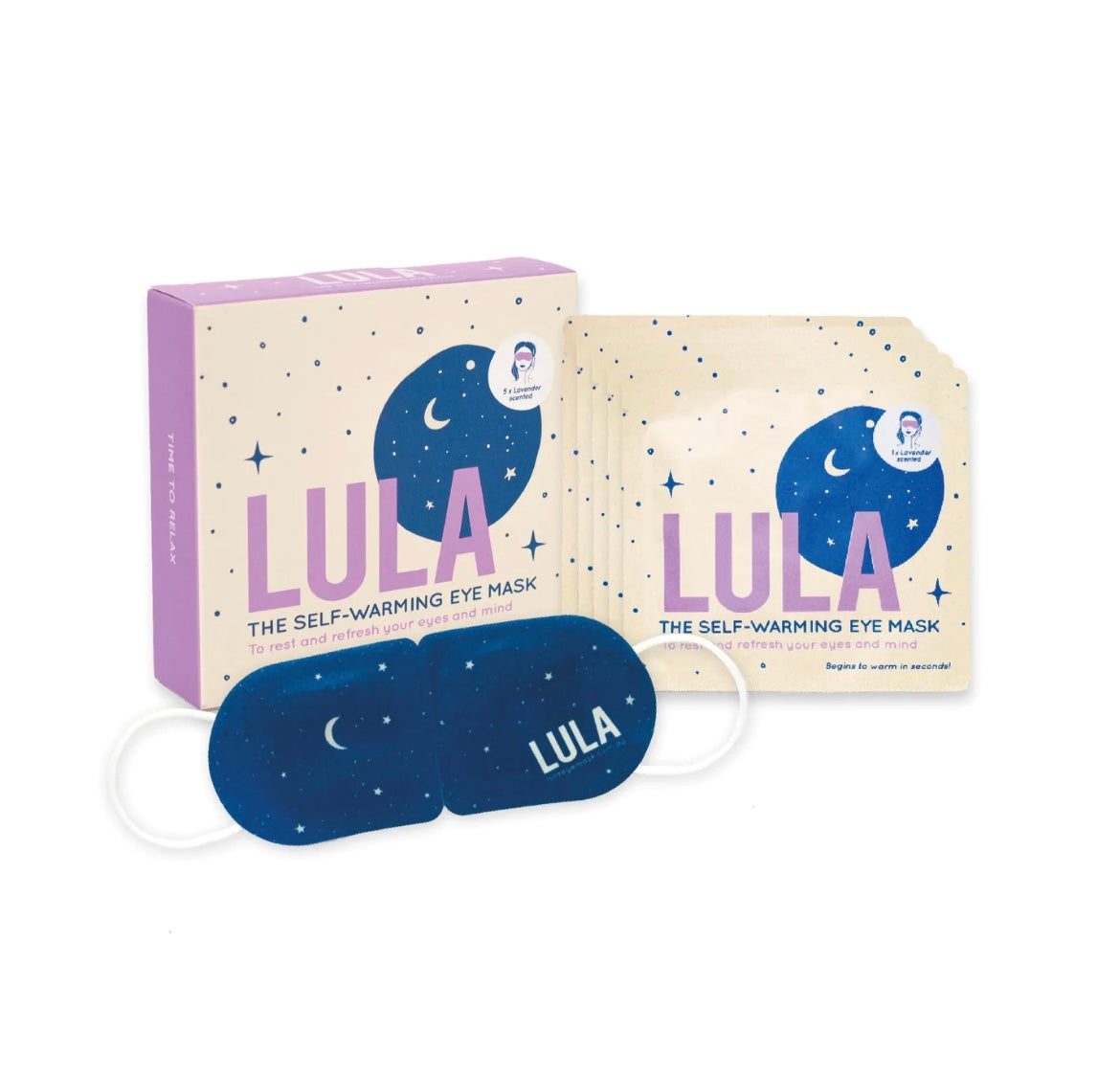 Lula - Lavender self warming eye mask