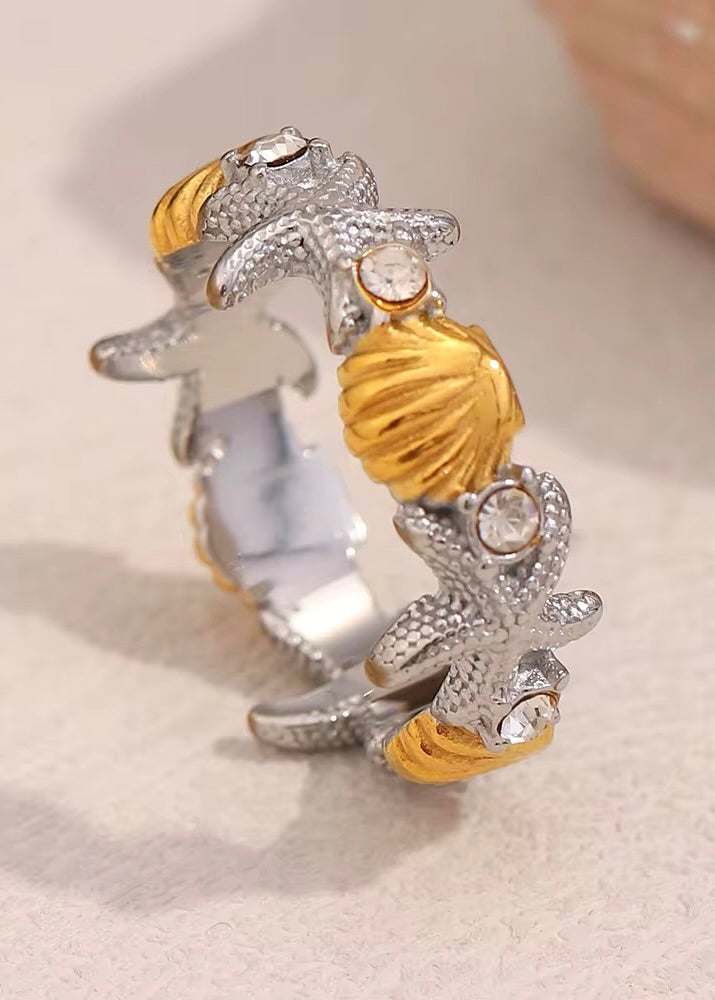 Shell Ring | Gold & Silver