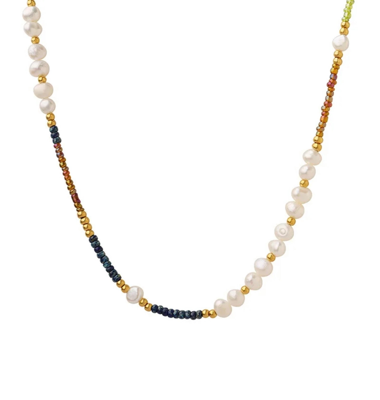 Fresh Water Pearl Natural Stone Necklace