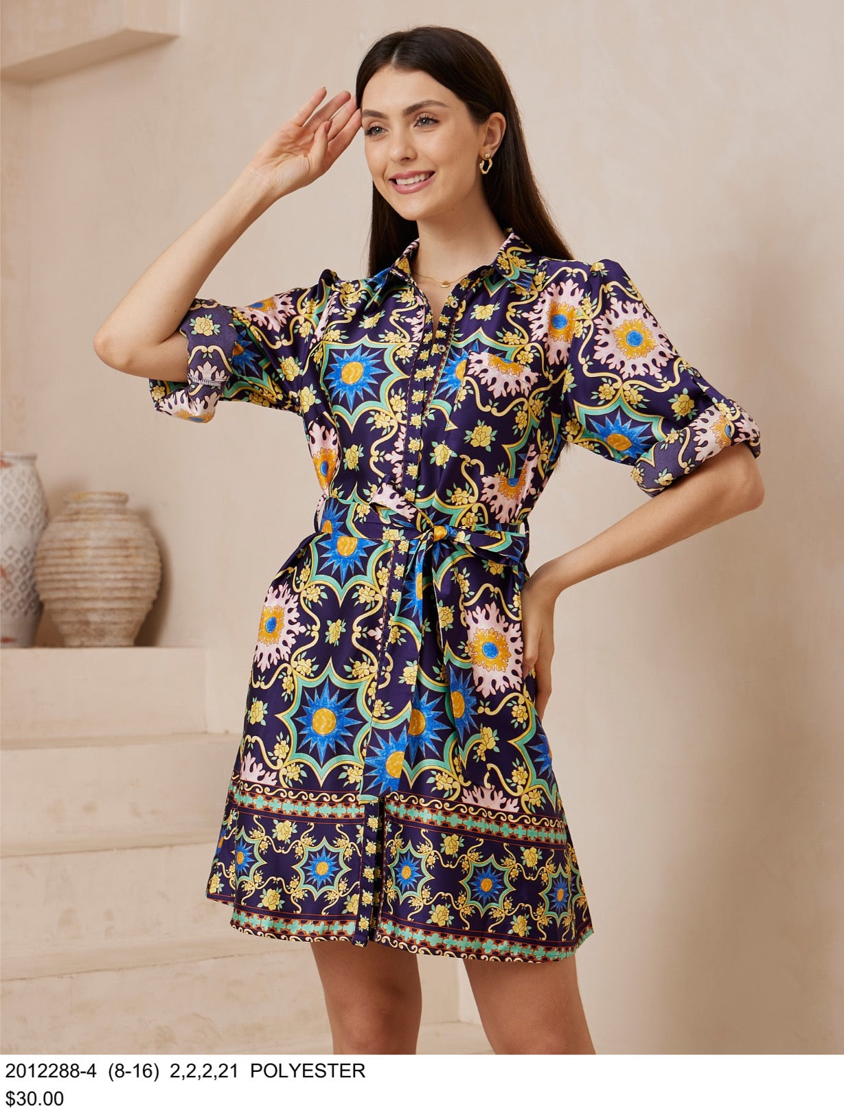 Soleil Short Dress Lavender