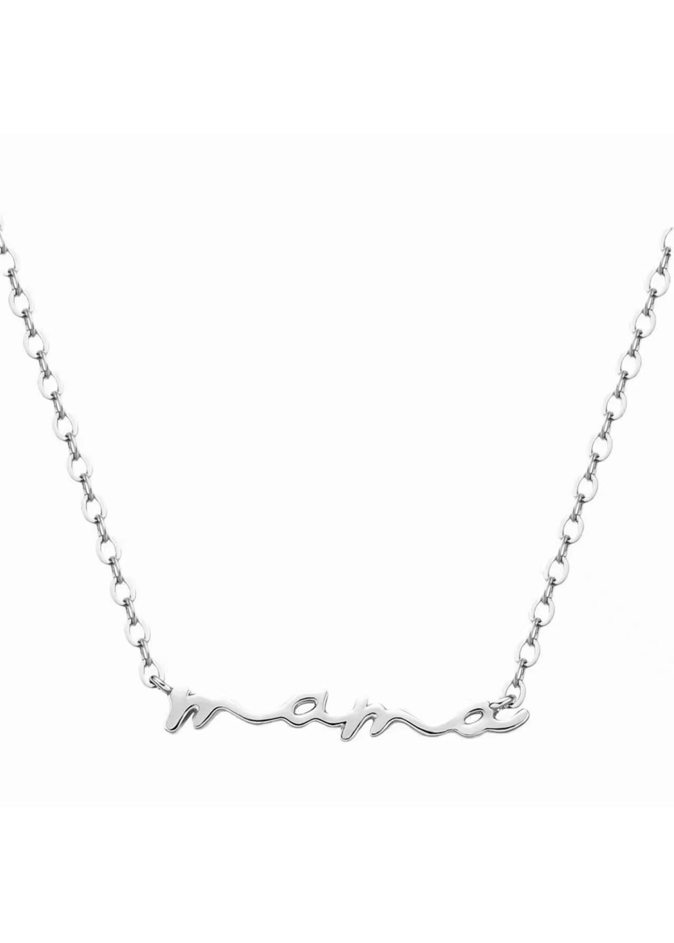 Mama Necklace | Silver