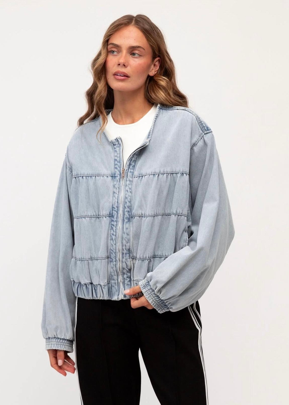Polar Denim Jacket | Light Blue