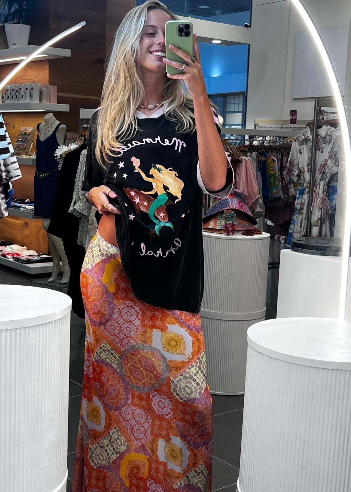 Mermaid Aperol Club T-shirt | Black