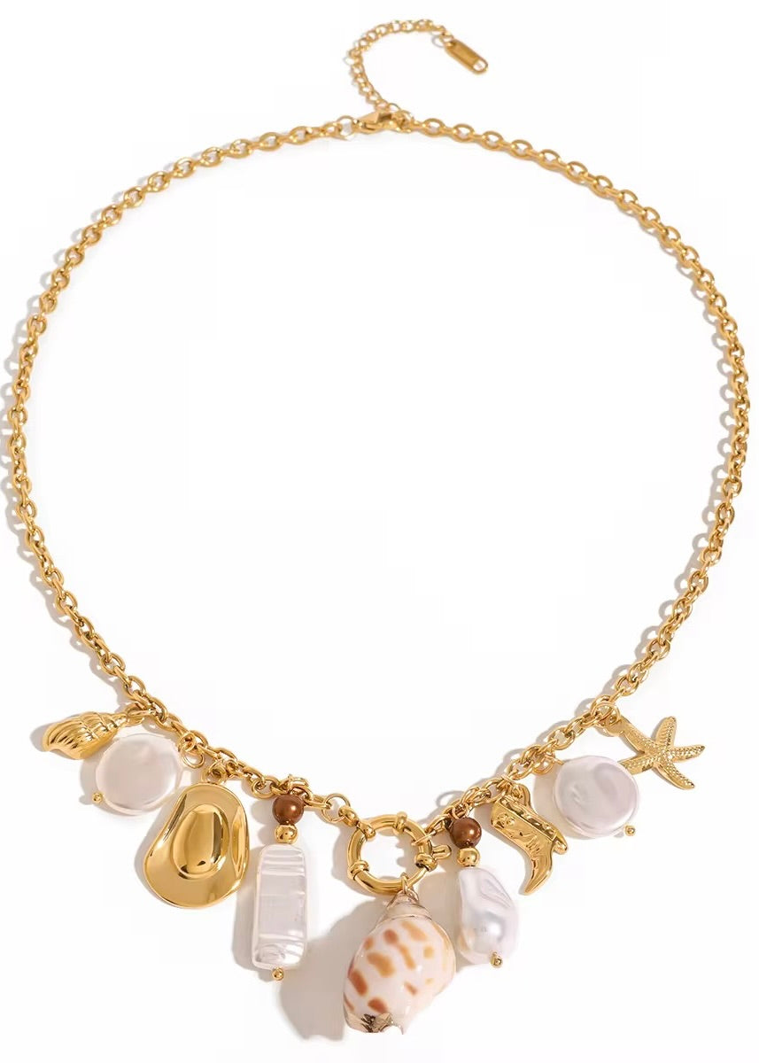 Beachside Cowgal Charm Necklace