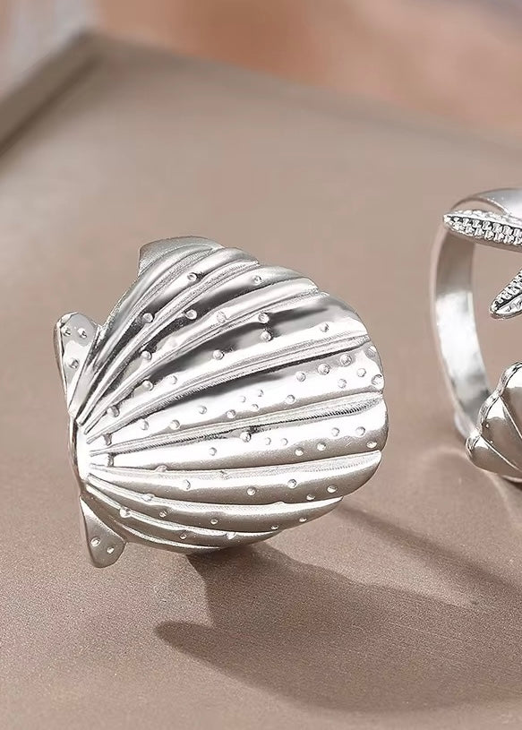 Scallopini Ring Silver