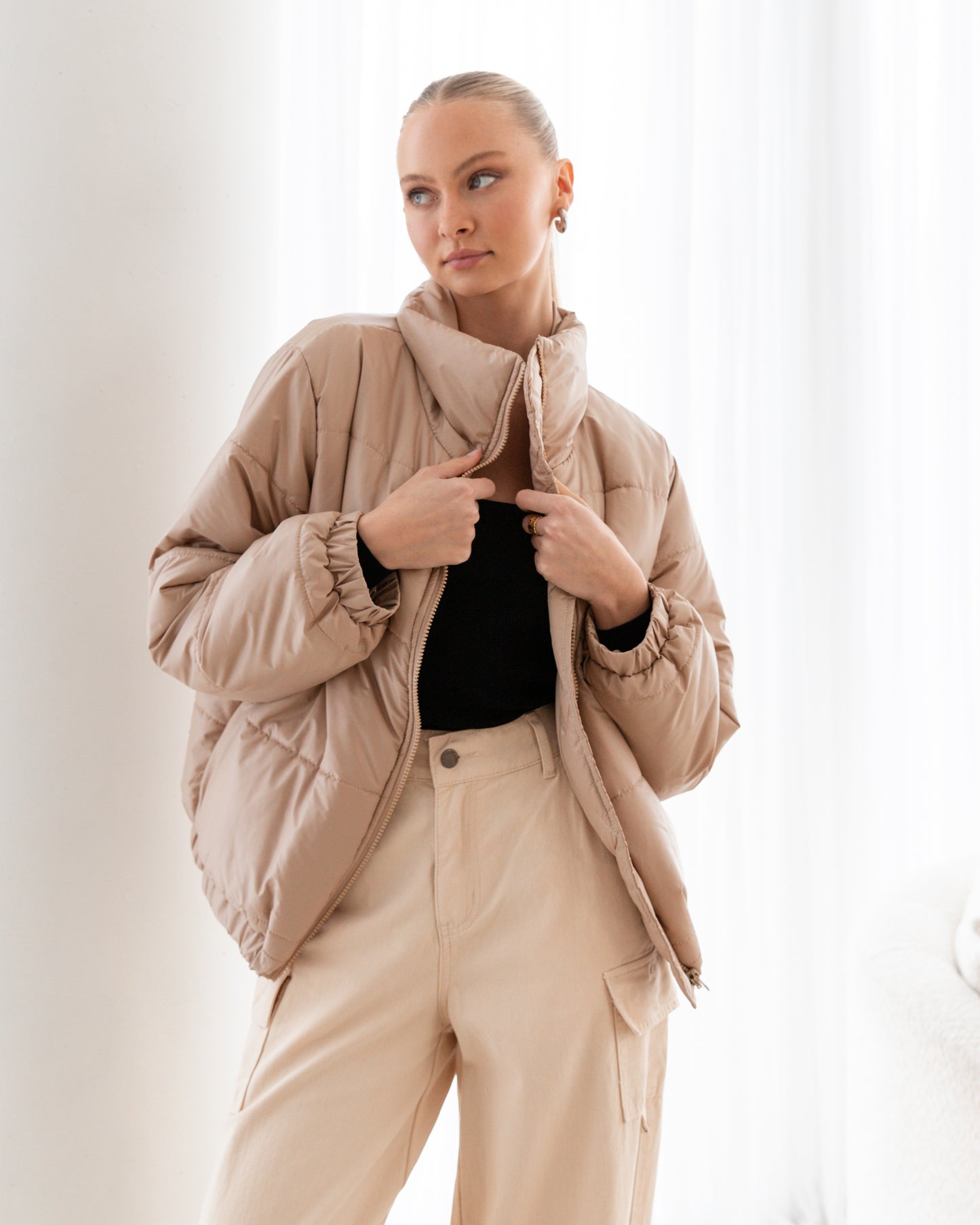 Taupe Puffer