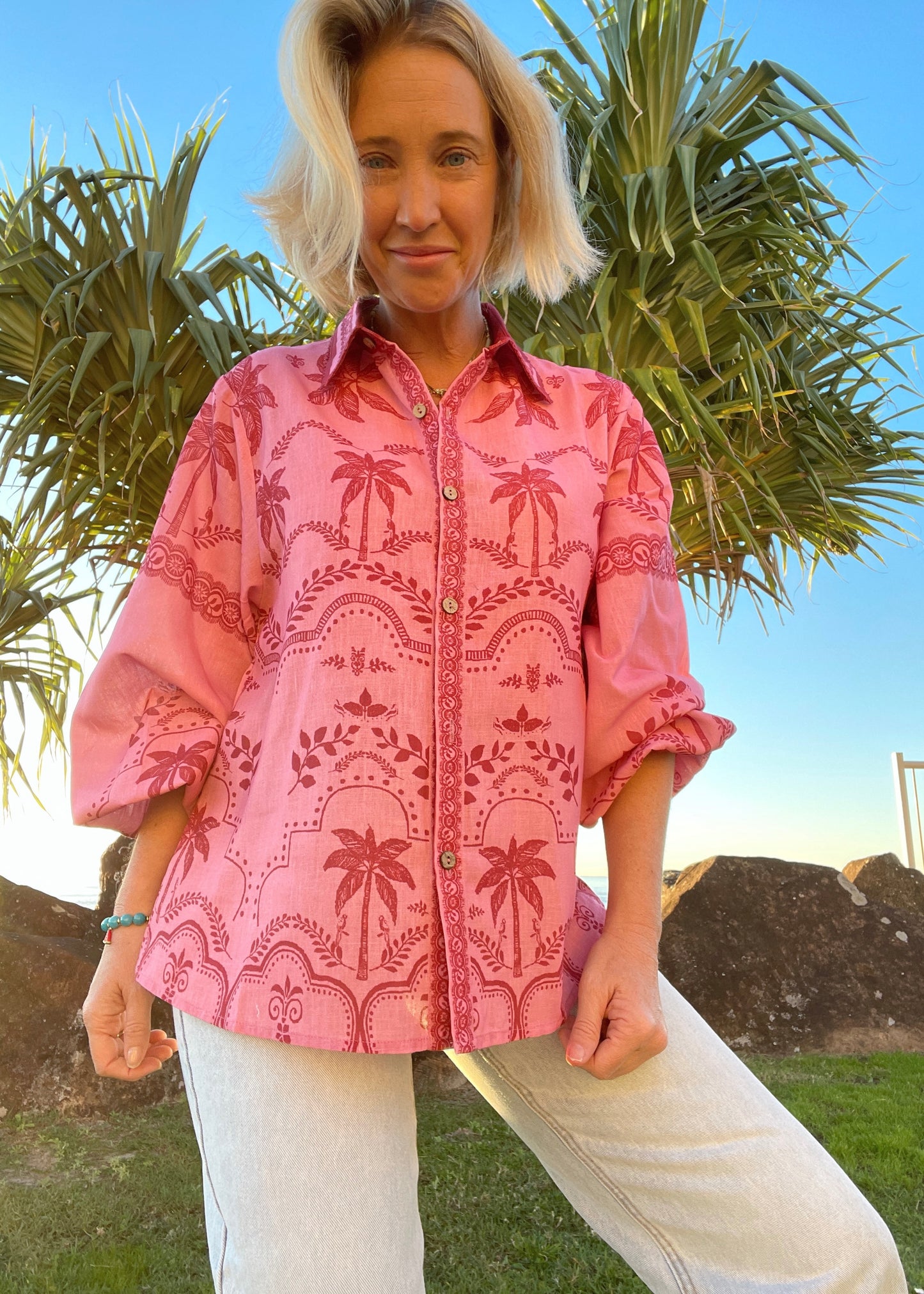 Xander Shirt | Raspberry