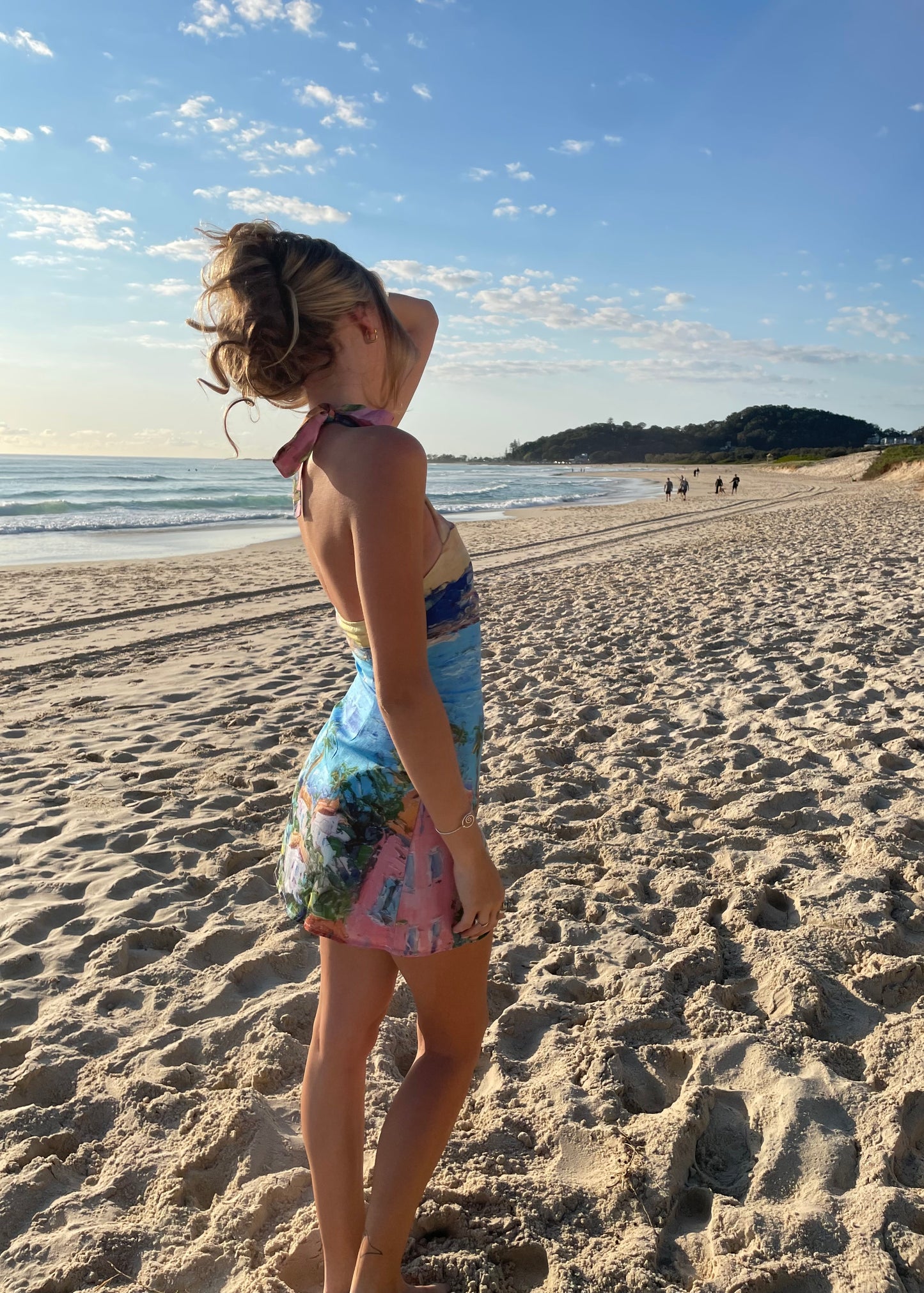 Paradise Midi Dress Blue