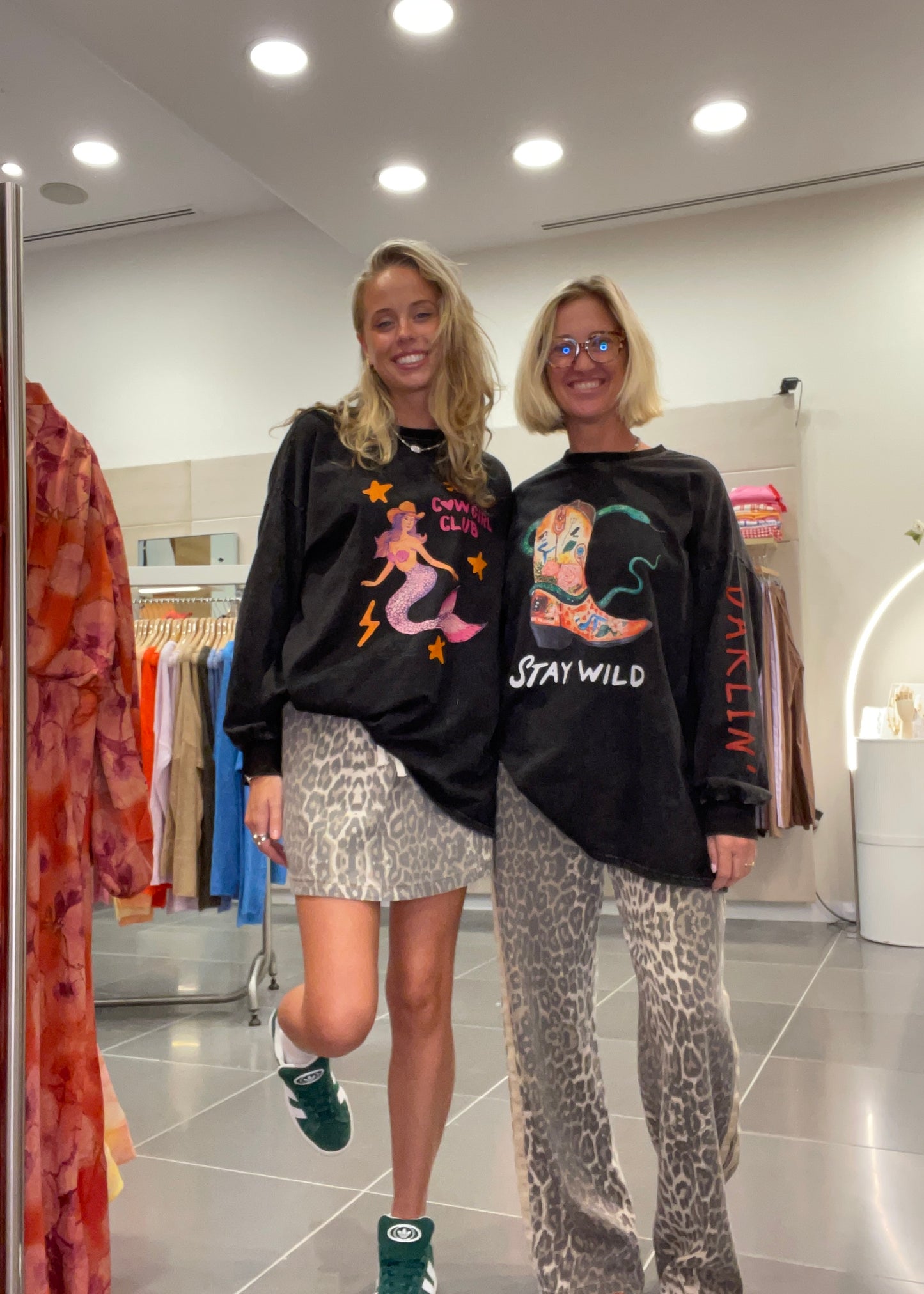 Mini Skirt Racer Leopard