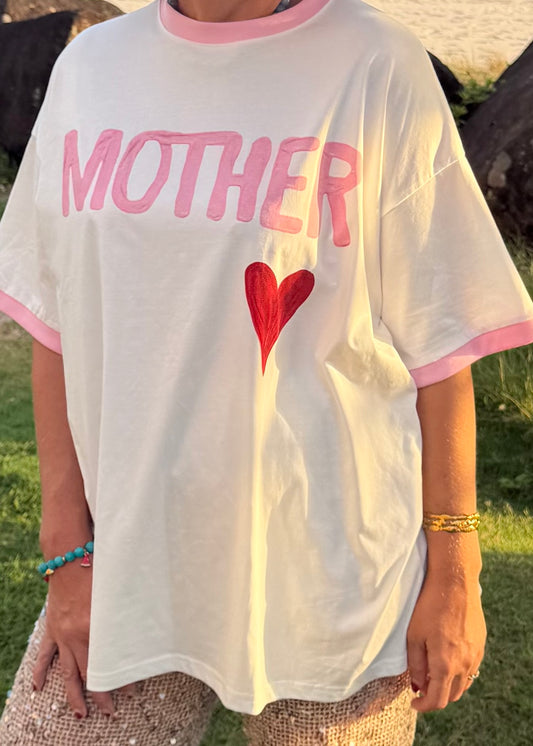 Mother Tee| White