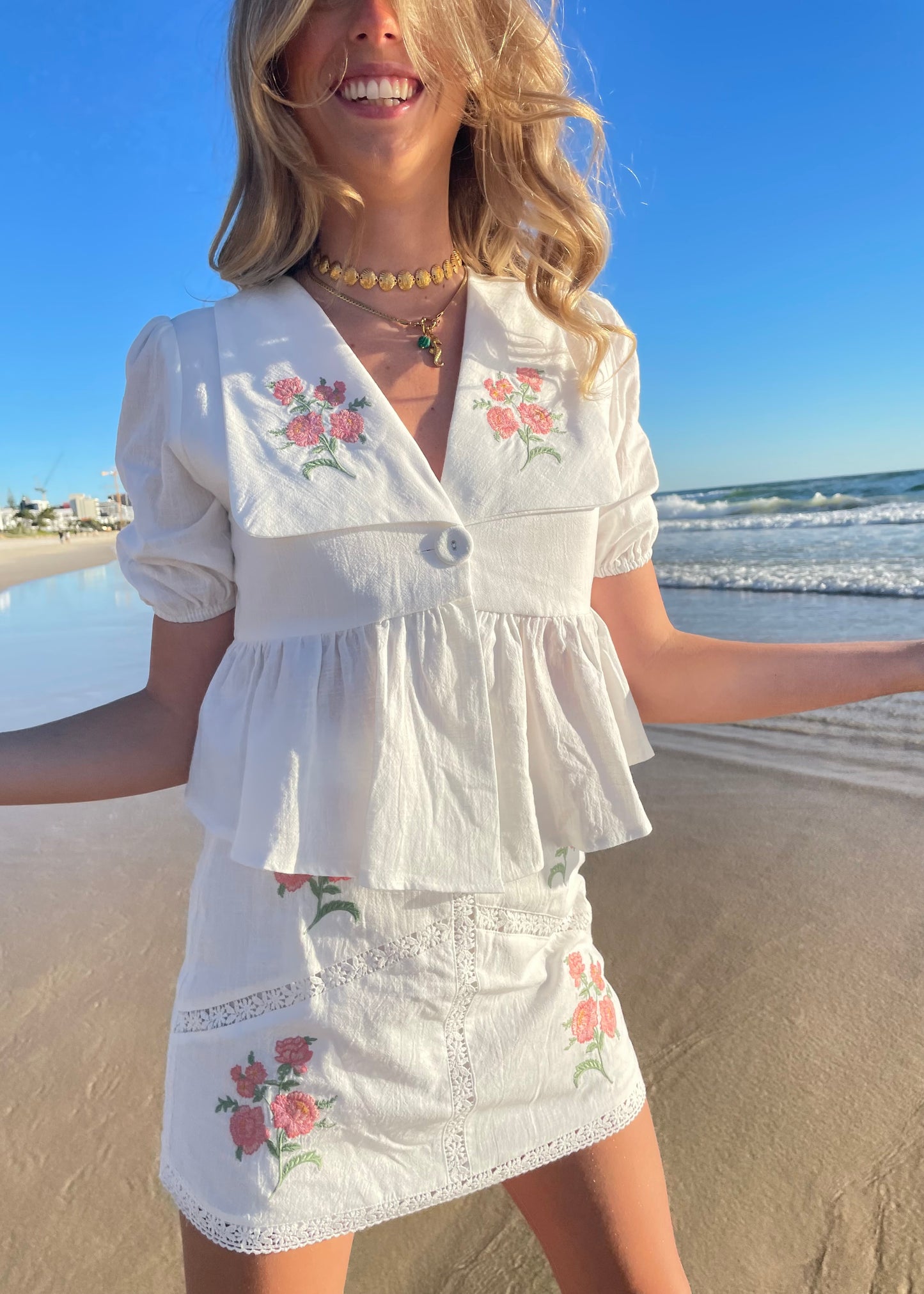 Floral Dream Top | Cream