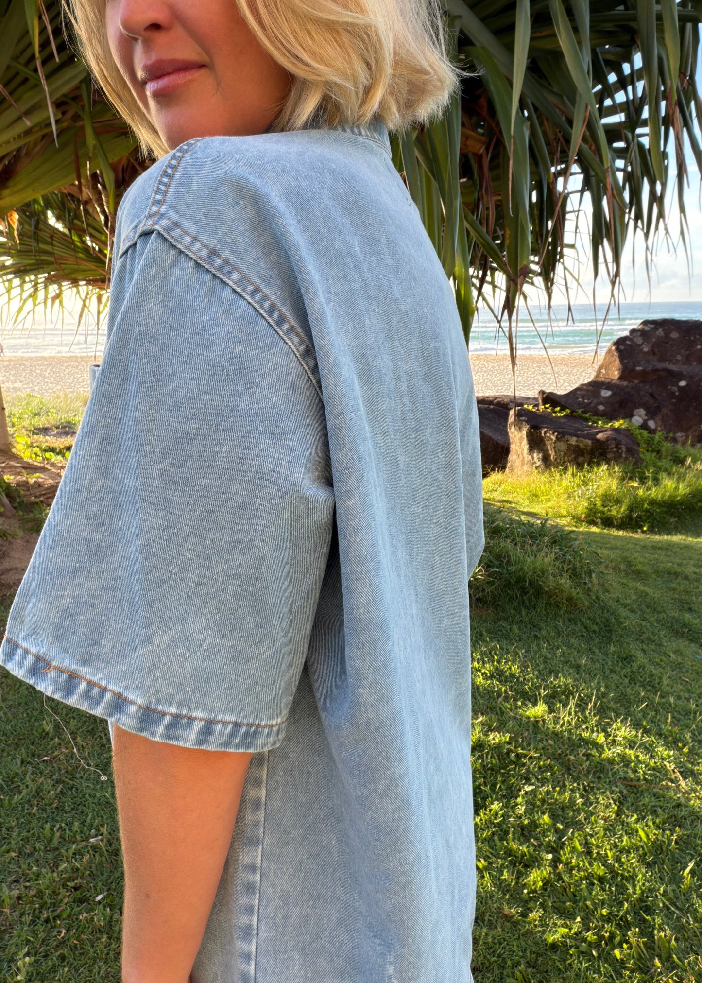 Denim Shirt | Acid Wash