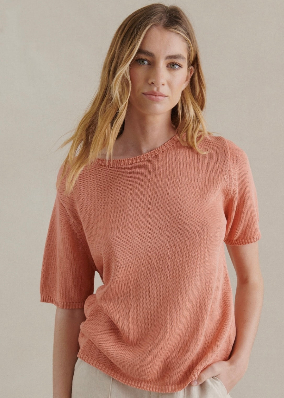 Summer Tee | Coral