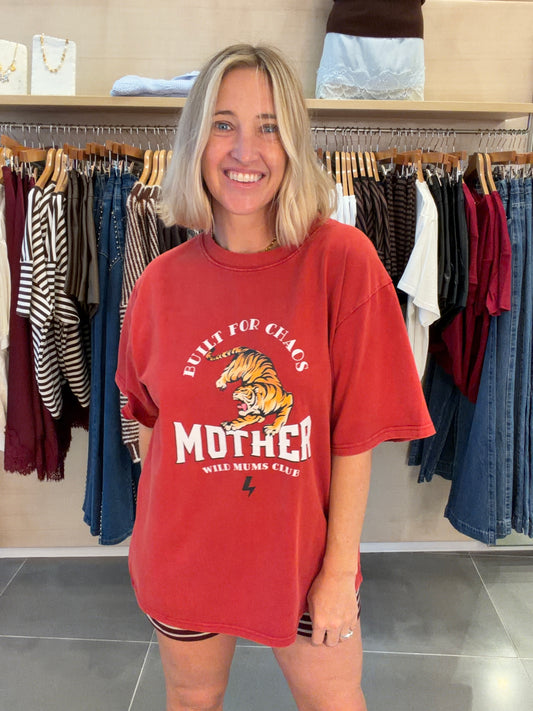 Mother Tee | Acid Red