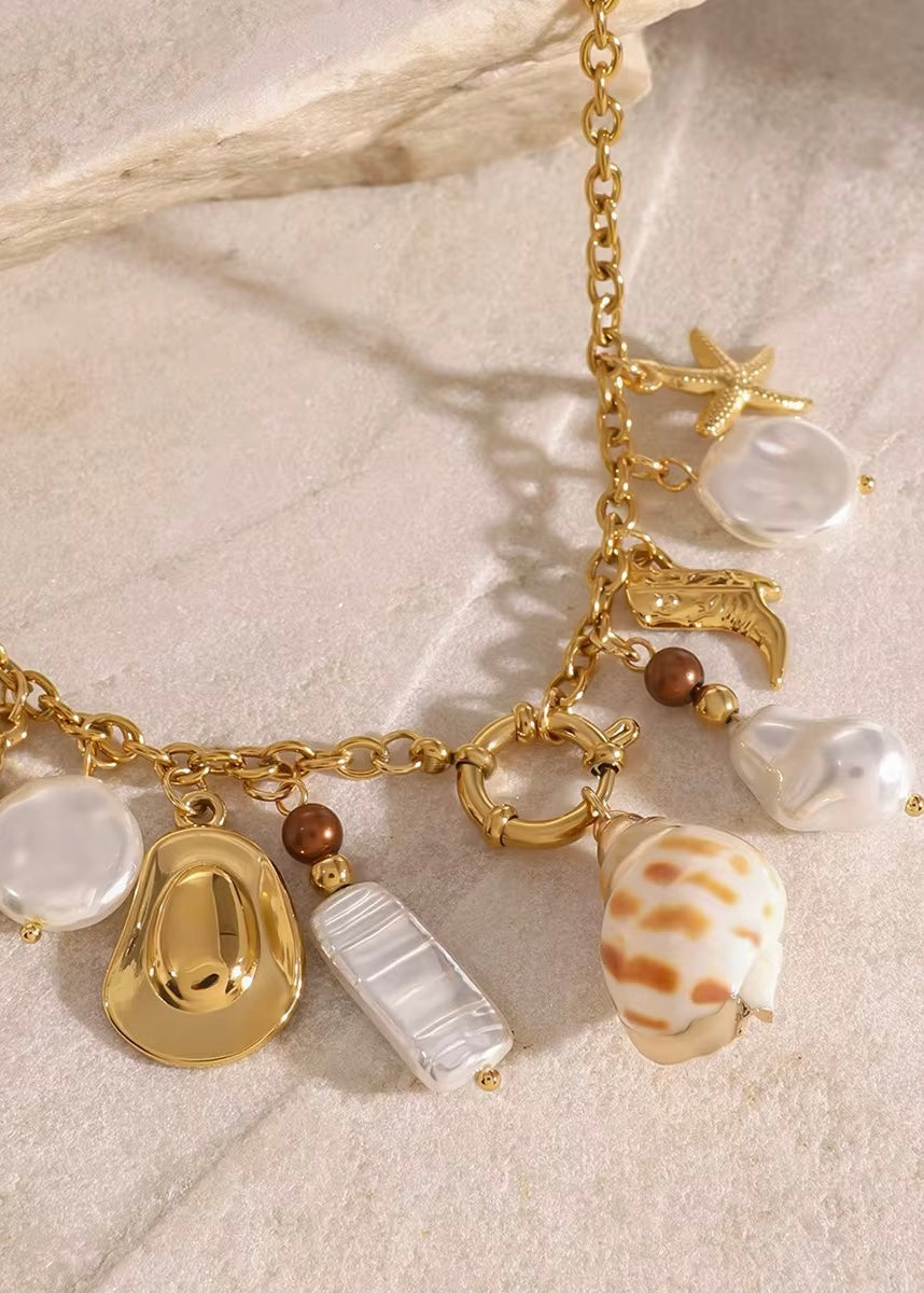 Beachside Cowgal Charm Necklace