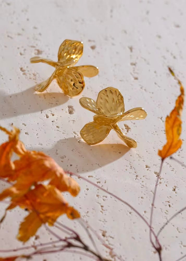 Inner Bloom Gold Earring