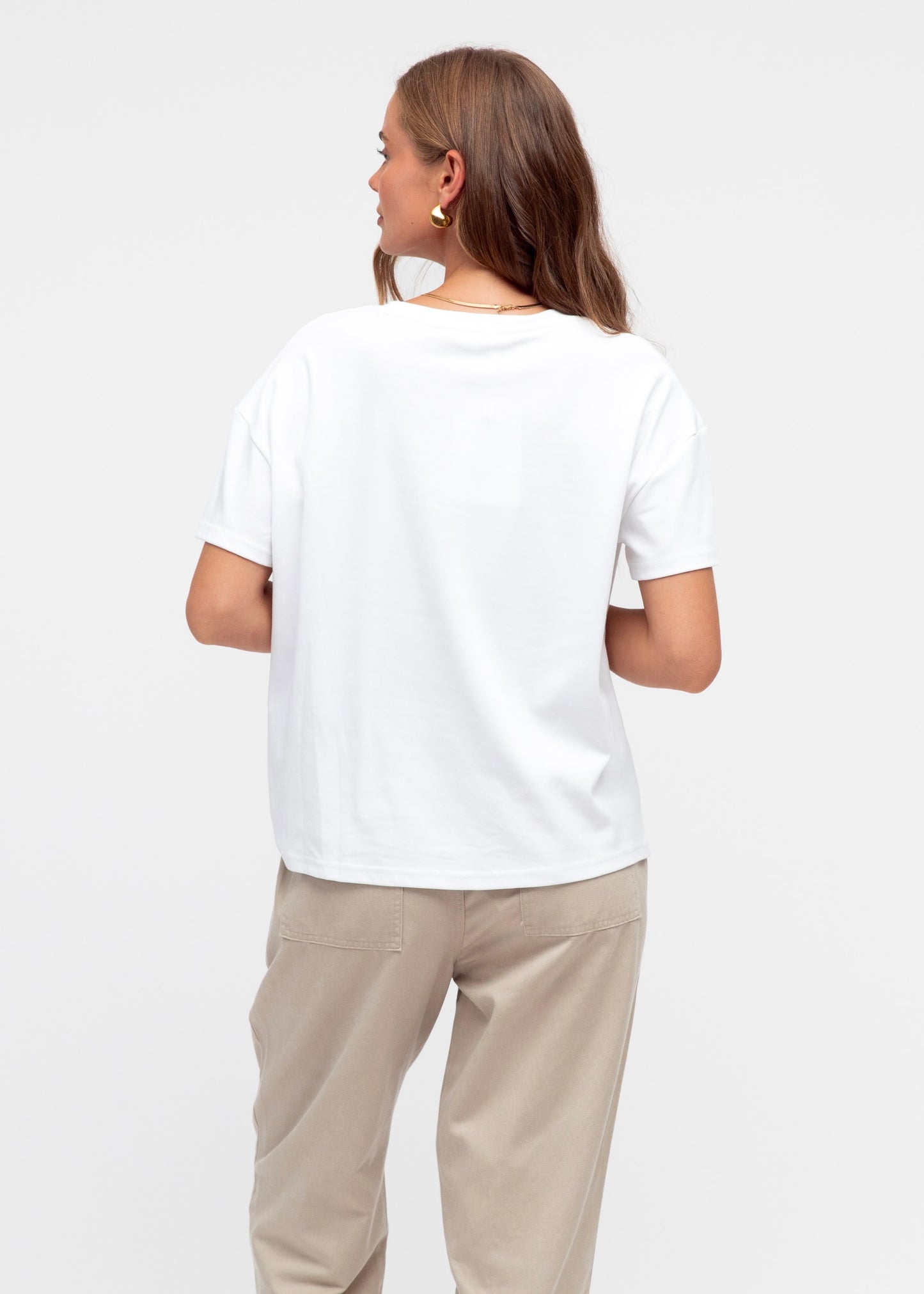 Easy Tuck Tee | White