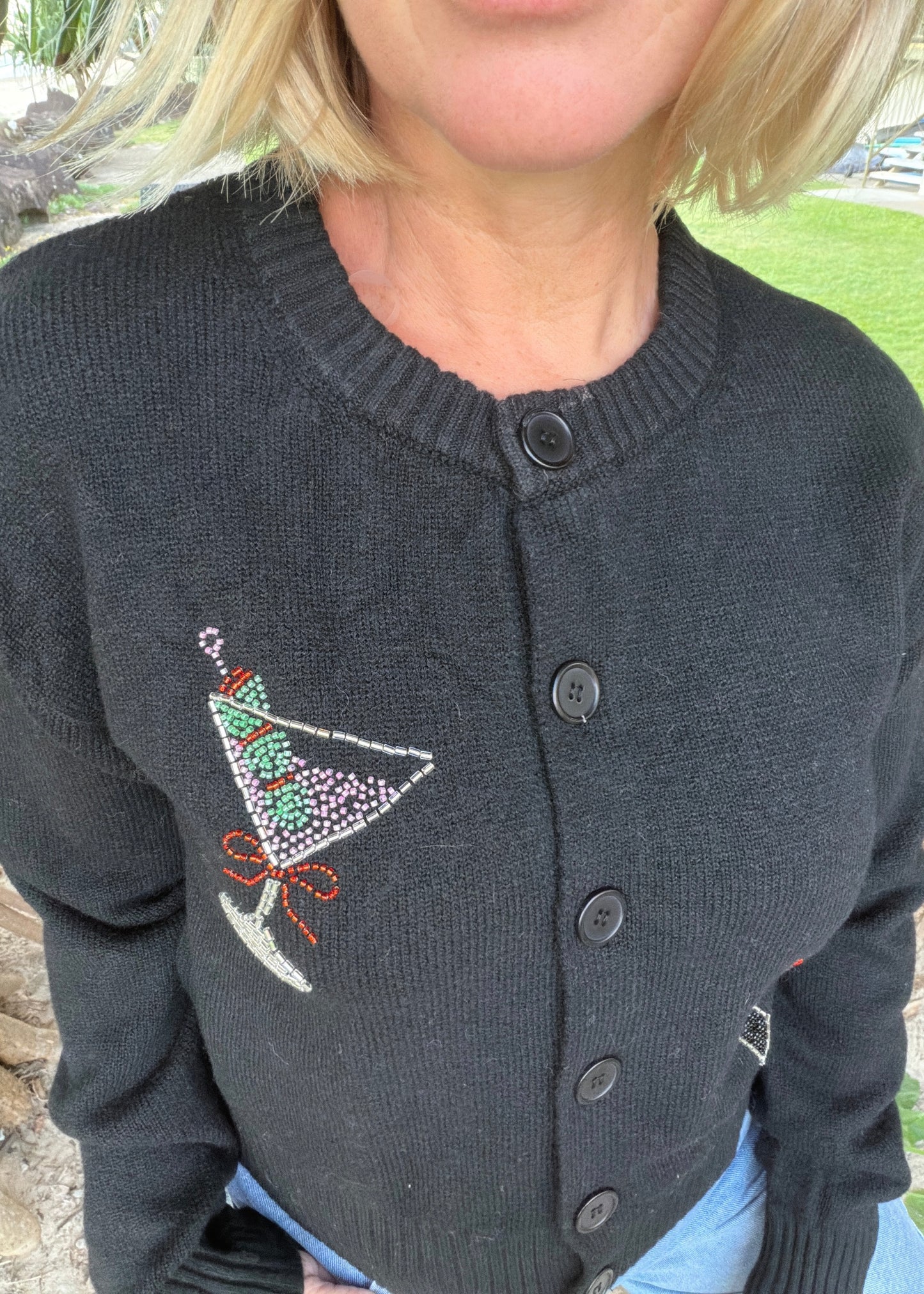 Girl thing Cardigan | Black