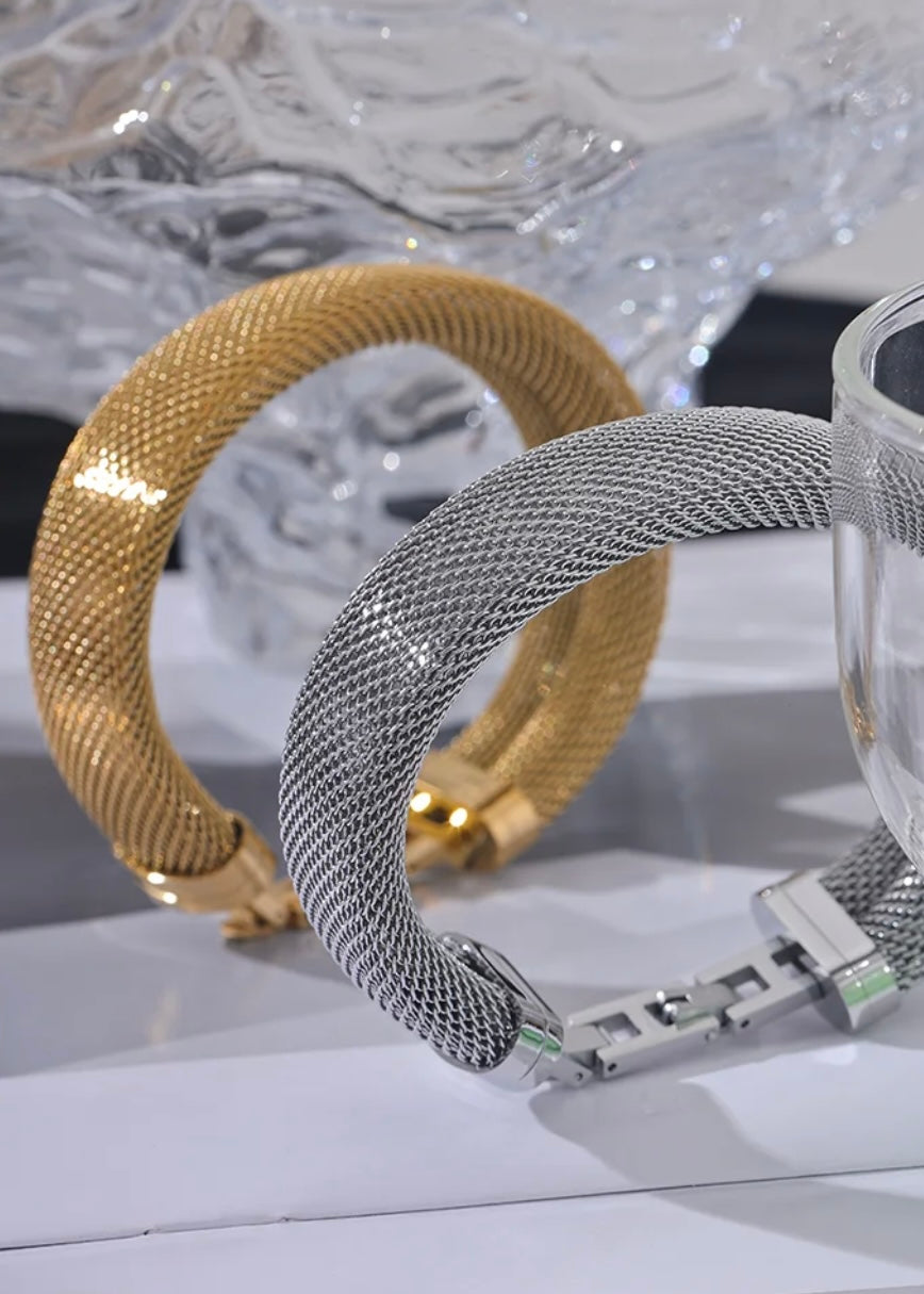 Monaco Gold Cuff Bracelet