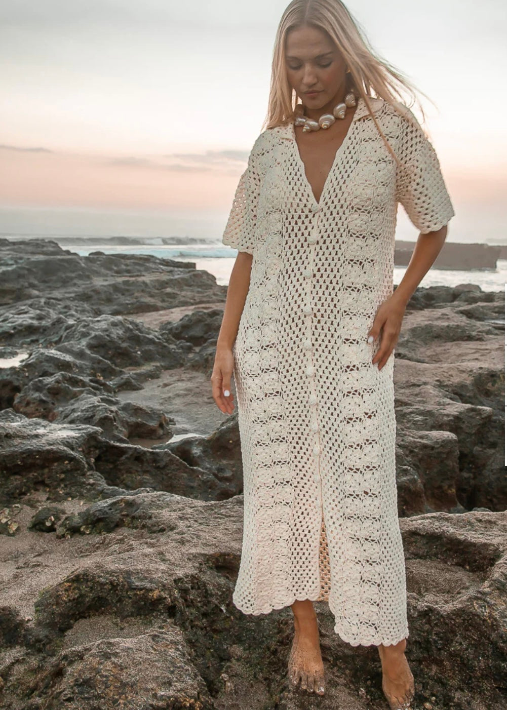 Crochet Maxi Dress
