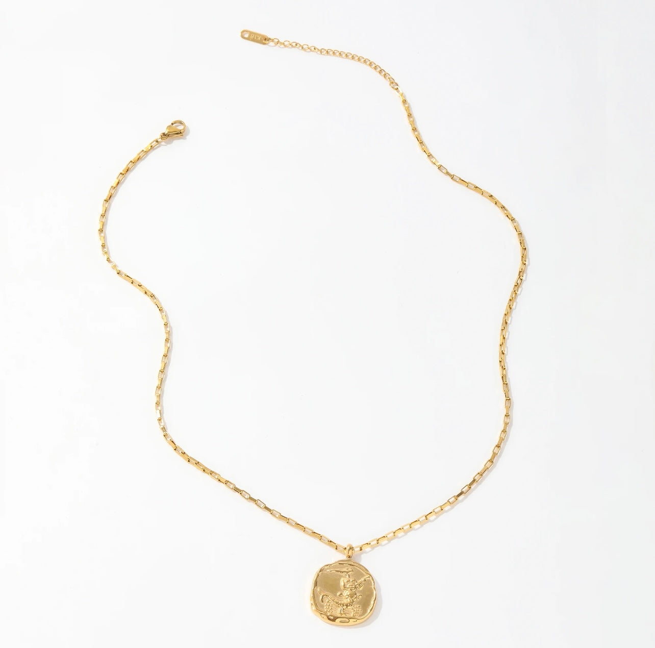 Gemini Zodiac Sign Pendant Necklace
