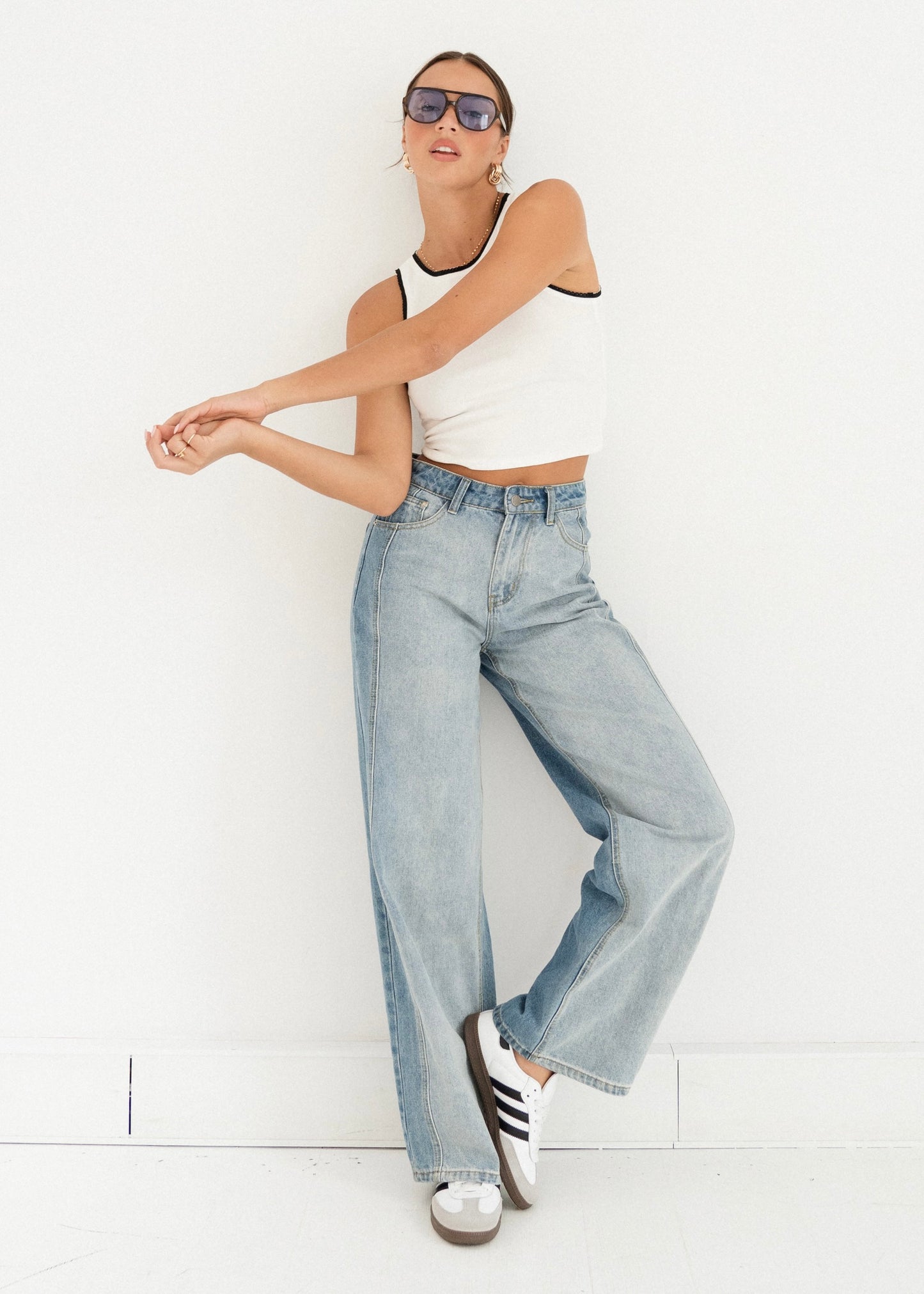 Two Tone Jeans | Denim