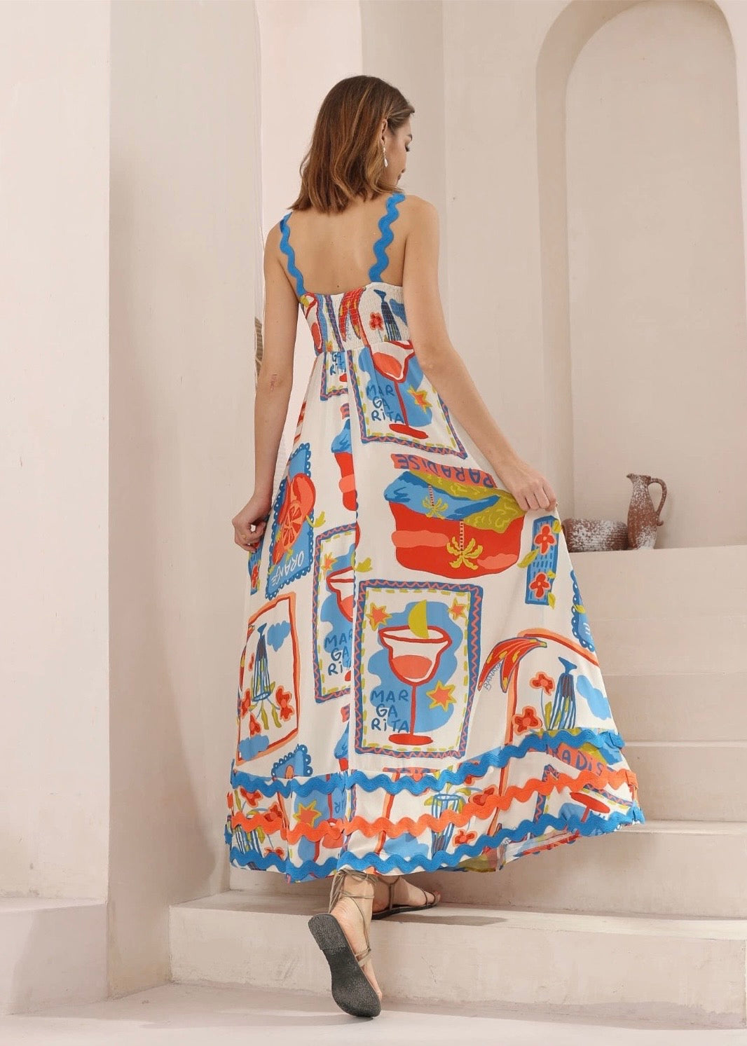 Margarita Maxi Ric Rac Dress