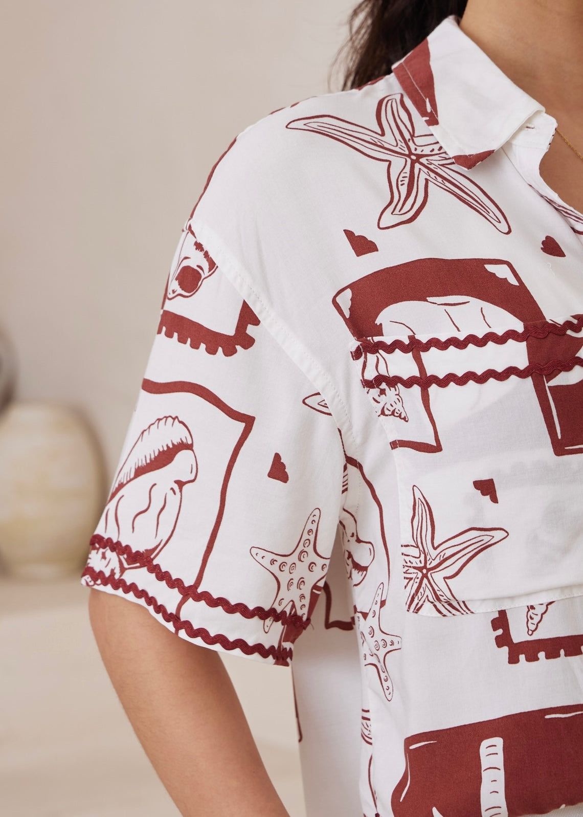 Ziki Ric RacTop | Tropics Brown