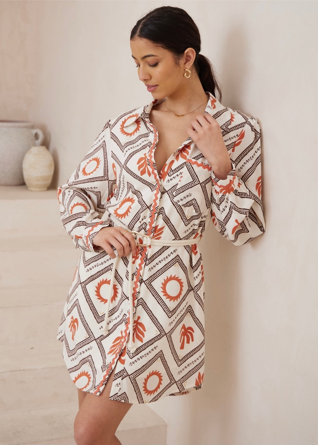 Ziki Short Dress | Palm