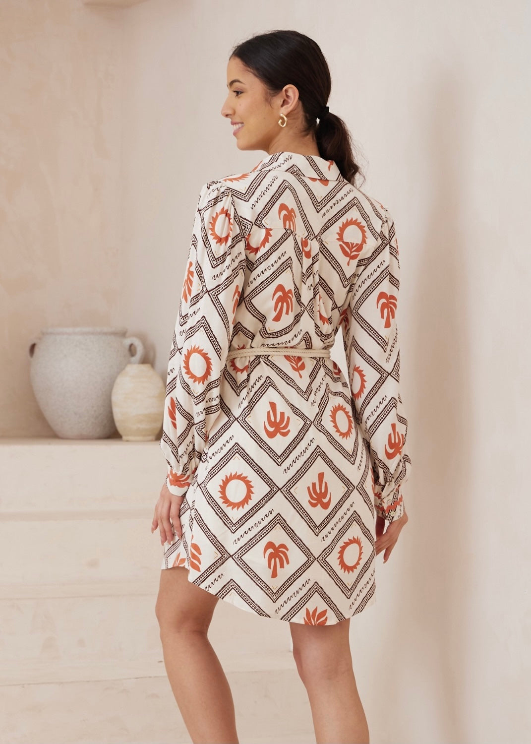 Ziki Short Dress | Palm