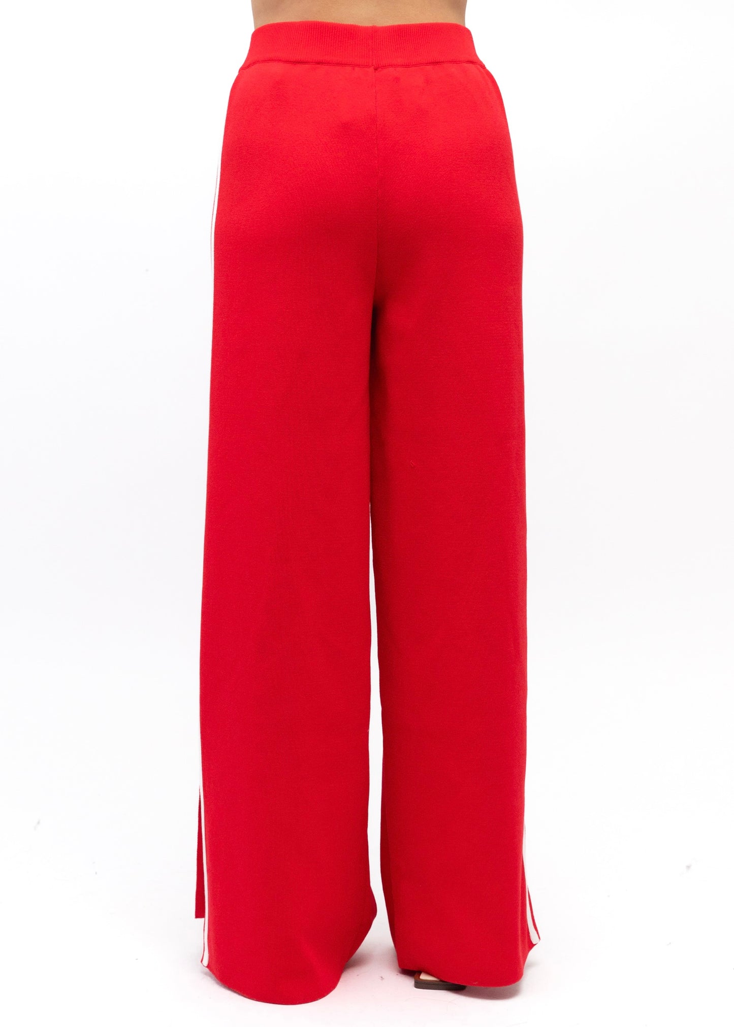 Knit Pant | Red