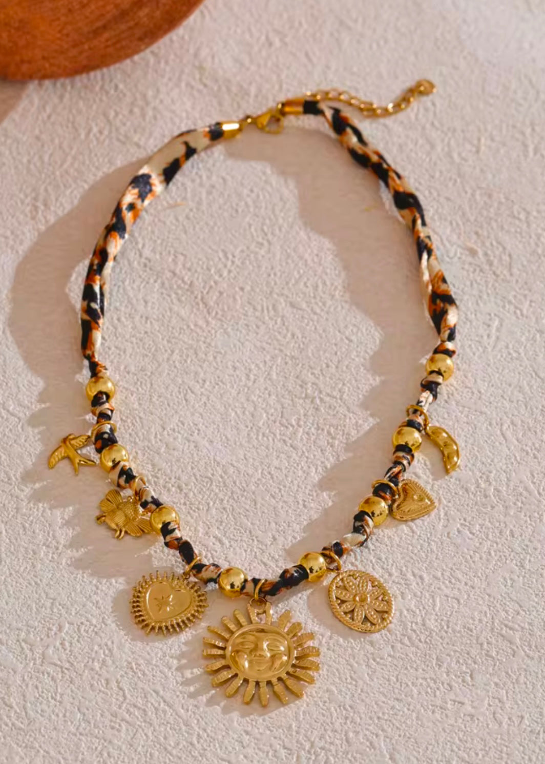 Cleo Charm Leopard Necklace