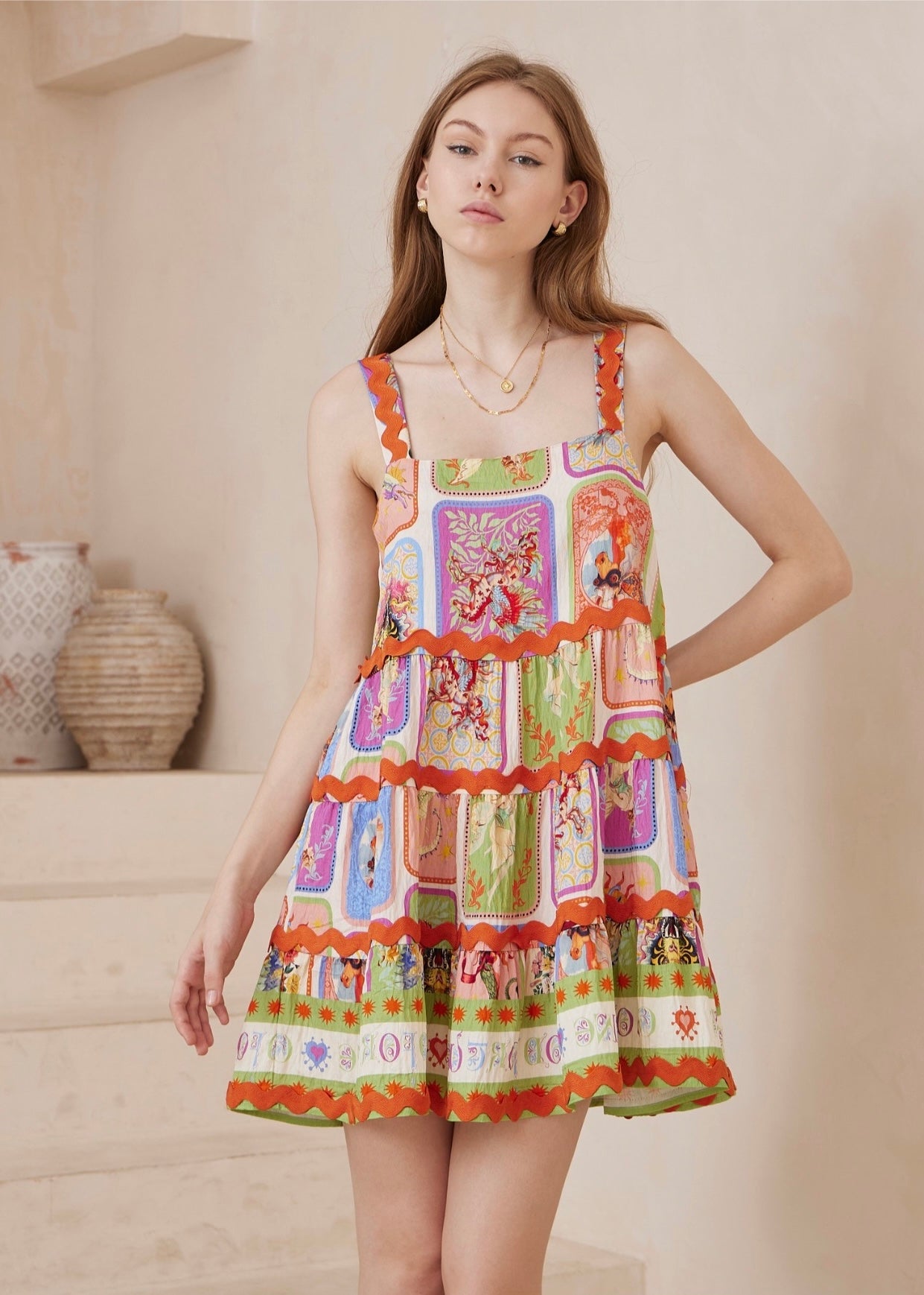 Heiress RicRac Mini Dress