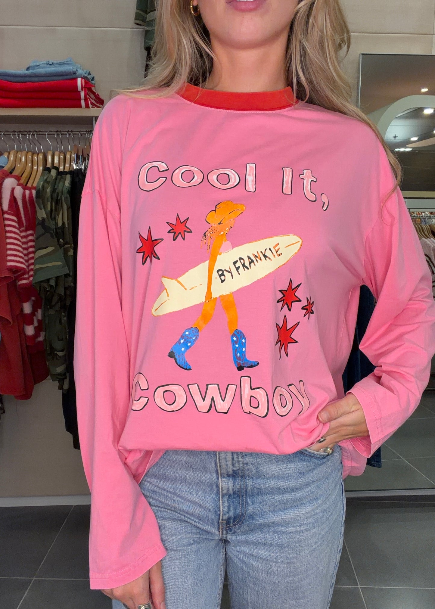 Cool It Cowboy | Pink