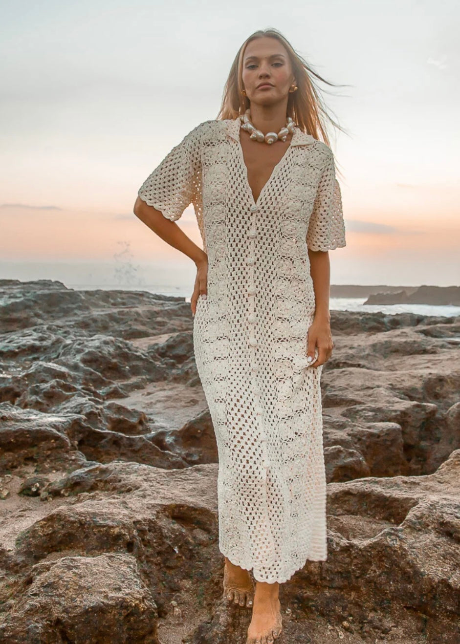 Crochet Maxi Dress