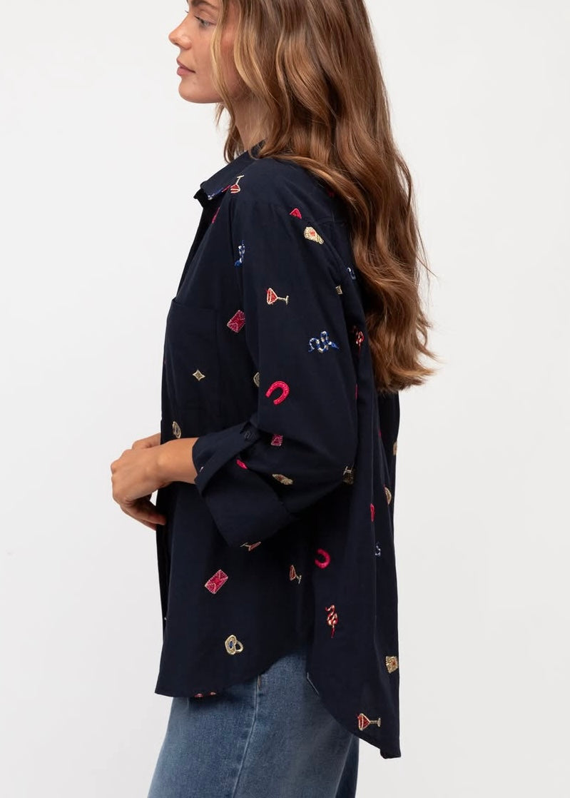 Charming Shirt | Navy