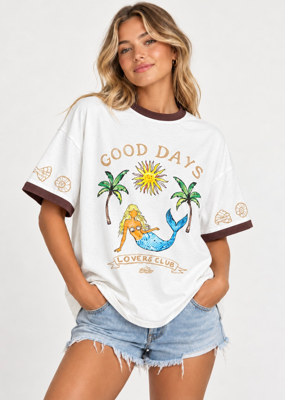 Good Days Tee | White Choc