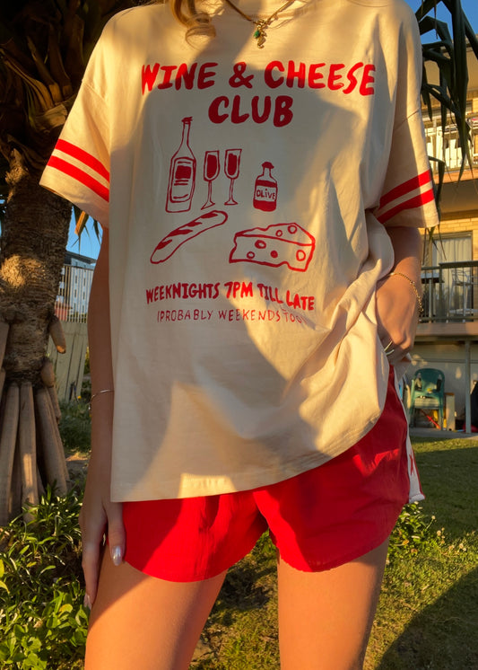 Wine and Cheese Tee