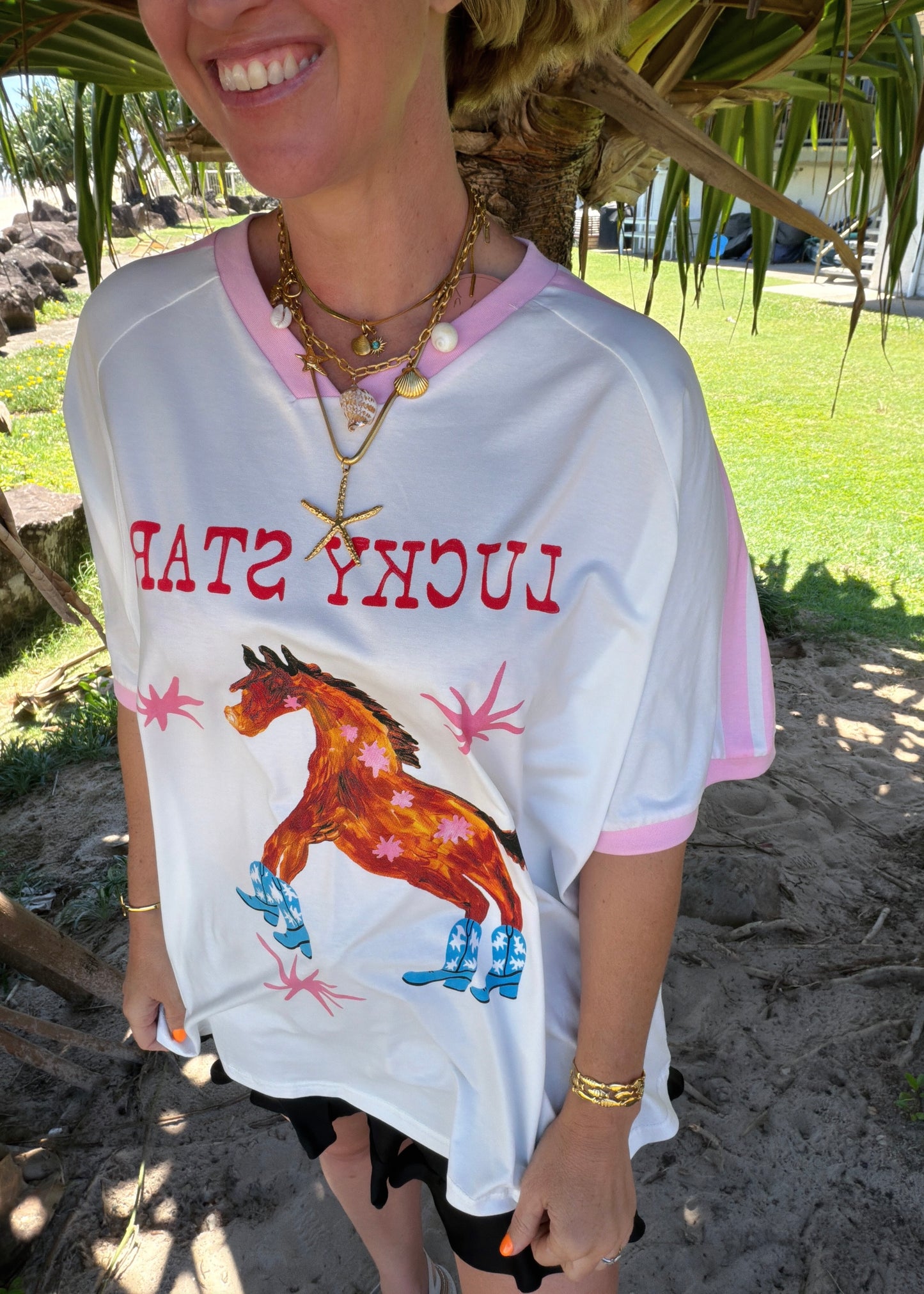 Lucky Star T-Shirt | White