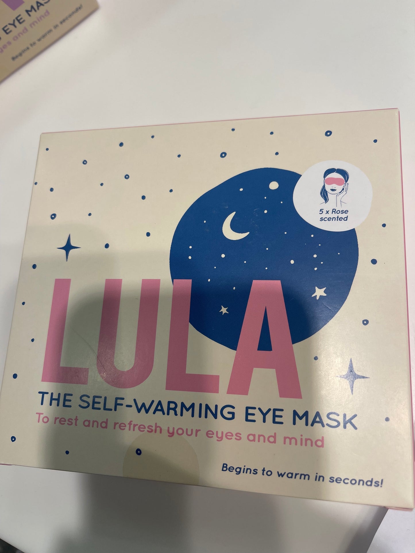 Lula - Rose self warming eye mask