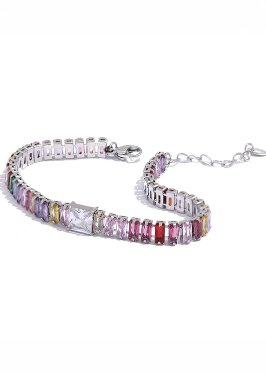 Entangle Silver Bracelet Multi